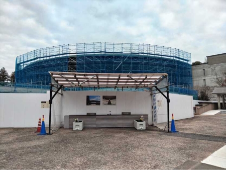 都立多磨霊園みたま堂工事状況